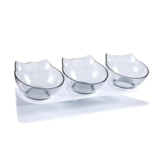 Тройная миска на подставке Solmax для кошек и собак