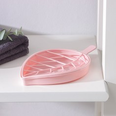 Мыльница «Лист», 17×11×2 см, цвет МИКС No Brand