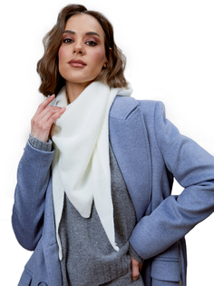 Платок женский Siberika Гарда молочный, 60х175 см