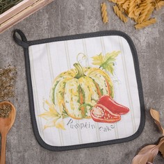 Прихватка "Vegetable" 19х19 саржа,100% х/л,ватин 250г/м2 Этель