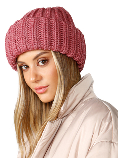 Шапка бини женская Siberika Верона винная, р. 54-56