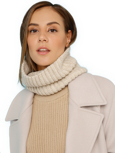 Снуд женский Siberika Кай слоновая кость, 22х28 см