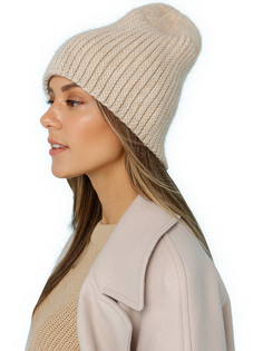 Шапка бини женская Siberika Герда слоновая кость, р. 54-56