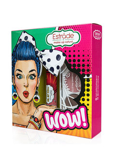 Набор Estrade: палетка для стробинга 502 холодная, тушь Oh, My Doll