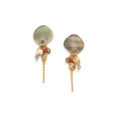 Серьги из бижутерного сплава с кварцем Nature Bijoux NB22.1-12-77039