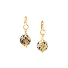 Серьги из бижутерного сплава с яшмой Nature Bijoux NB22.1-12-77314