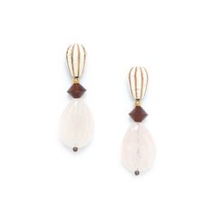 Серьги из бижутерного сплава с говлитом Nature Bijoux NB22.1-12-77203