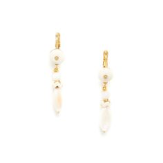 Серьги из бижутерного сплава с говлитом Nature Bijoux NB22.1-12-77244