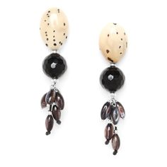 Серьги из бижутерного сплава с агатом Nature Bijoux NB20.2-12-74839