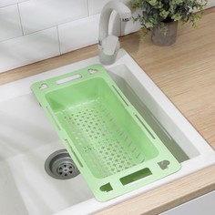 Сушилка на раковину раздвижная, 36,8×18×7,5 см, цвет МИКС No Brand