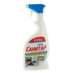 Спрей для очистки плит, микроволновых печей Super Sanitar Лимон, 500 г