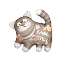 Мягкая игрушка-антистресс Штучки, к которым тянутся ручки Кот Тимон