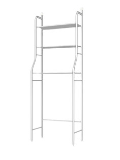 Стеллаж для ванной комнаты ANIMORE HW47883WH, белый, 160х50х25