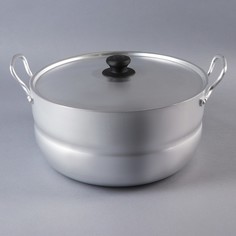 Кастрюля, 8 л, металлическая крышка, цвет хромированный Белая калитва