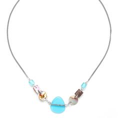 Колье из бижутерного сплава с гелиотисом 47,5 см Nature Bijoux NB22.1-15-42132