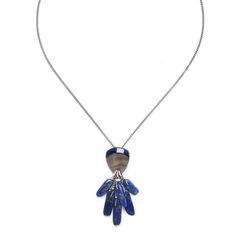 Колье из бижутерного сплава с лазуритом 47,5 см Nature Bijoux NB22.1-15-41014