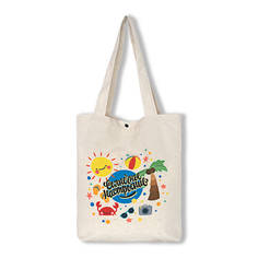 Пляжная сумка женская Штучки, к которым тянутся ручки 19пс, солнечное настроение, солнышко