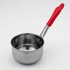 Ковш, 1 л, пластиковая ручка, цвет ручки МИКС No Brand