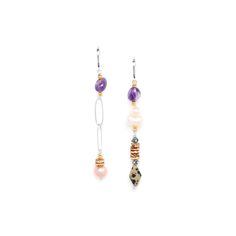Серьги из бижутерного сплава с культивированным жемчугом Nature Bijoux NB22.2-12-78001