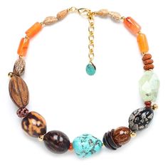 Ожерелье из бижутерного сплава с говлитом 45,5 см Nature Bijoux NB22.1-15-42031