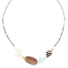 Колье из бижутерного сплава с жемчугом 47,5 см Nature Bijoux NB22.1-15-42042