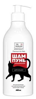Шампунь для кошек Dr. Mirum Premium For Pets антибактериальный с хлоргексидином, 400 мл Dr.Mirum