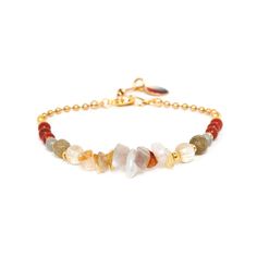 Браслет из бижутерного сплава с кварцем р.19,5 Nature Bijoux NB22.1-13-34183