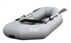 Лодка гребная FORT BOAT 200, надувная, серый