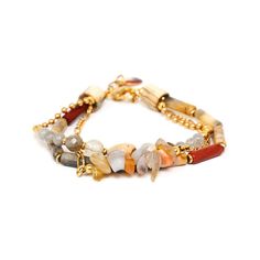 Браслет из бижутерного сплава с кварцем р.20 Nature Bijoux NB22.1-13-34182