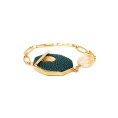 Браслет из бижутерного сплава с культивир. жемчугом р.17 Nature Bijoux NB22.2-13-42601