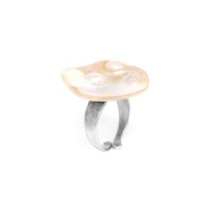 Кольцо из бижутерного сплава с культивированным жемчугом Nature Bijoux NB22.1-19-24311