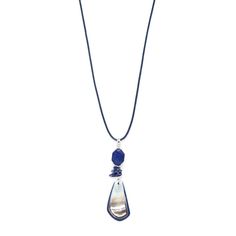 Колье из бижутерного сплава с лазуритом 78 см Nature Bijoux NB22.1-15-41013