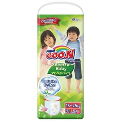 Подгузники-трусики GOO.N Cheerful Baby XXL (15-25 кг), 34 шт. Goon