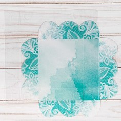 Коробка для печенья, конфет с прозрачной крышкой «Твой день», 10,5x10,5x3 см Дарите Счастье