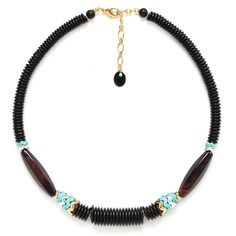 Колье из бижутерного сплава с агатом 45 см Nature Bijoux NB22.2-15-42261
