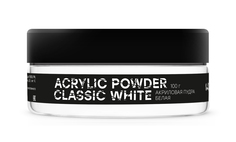 Акриловая пудра белая Acrylic Powder Classic White, 100 г Ingarden