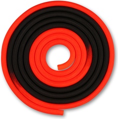 Скакалка гимнастическая Indigo IN166 300 см black/red
