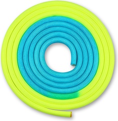 Скакалка гимнастическая Indigo IN040 300 см blue/yellow