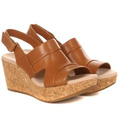 Босоножки женские Clarks Annadel Ivory 26139956 коричневые 41 EU