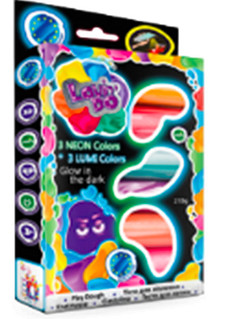 Набор теста для лепки "LUMI", 6 цветов Lovindo