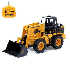 Трактор Радиоуправляемый Стройка, Подвижный Ковш, Работает От Батареек Sima-Land