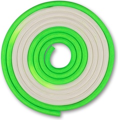 Скакалка гимнастическая Indigo IN164 300 см green/white