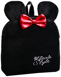 Рюкзак плюшевый Minnie Style, Минни Маус Disney