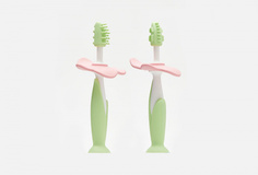 Набор: зубные щетки-массажеры для малышей Roxy Kids