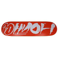 Дека для скейтборда Юнион Team1, цвет red-white, размер 8x31.75, конкейв Medium