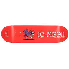 Дека для скейтборда "U-man Red", размер 8.5x32.5, конкейв medium Юнион