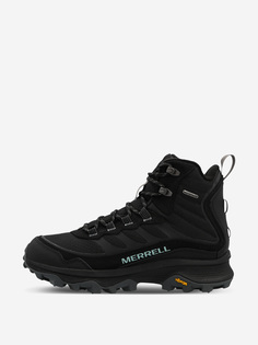 Ботинки утепленные женские Merrell Moab Speed Thermo Mid WP, Черный, размер 40