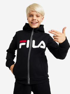 Толстовка для мальчиков FILA, Черный, размер 128