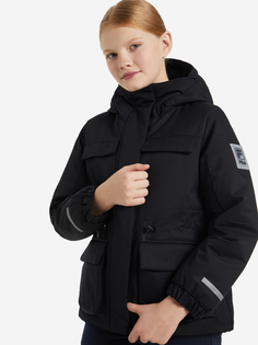Куртка утепленная для девочек FILA, Черный, размер 152