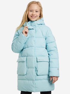 Куртка утепленная для девочек Outventure, Голубой, размер 140